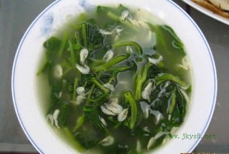 蕹菜(通菜)马蹄蜜枣汤