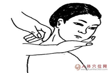 落枕的图片